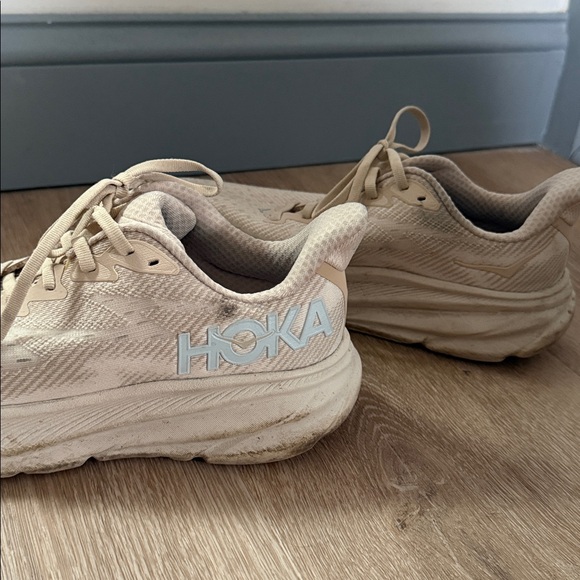 Hoka Cream Athletic Shoes - Picture 3 of 4